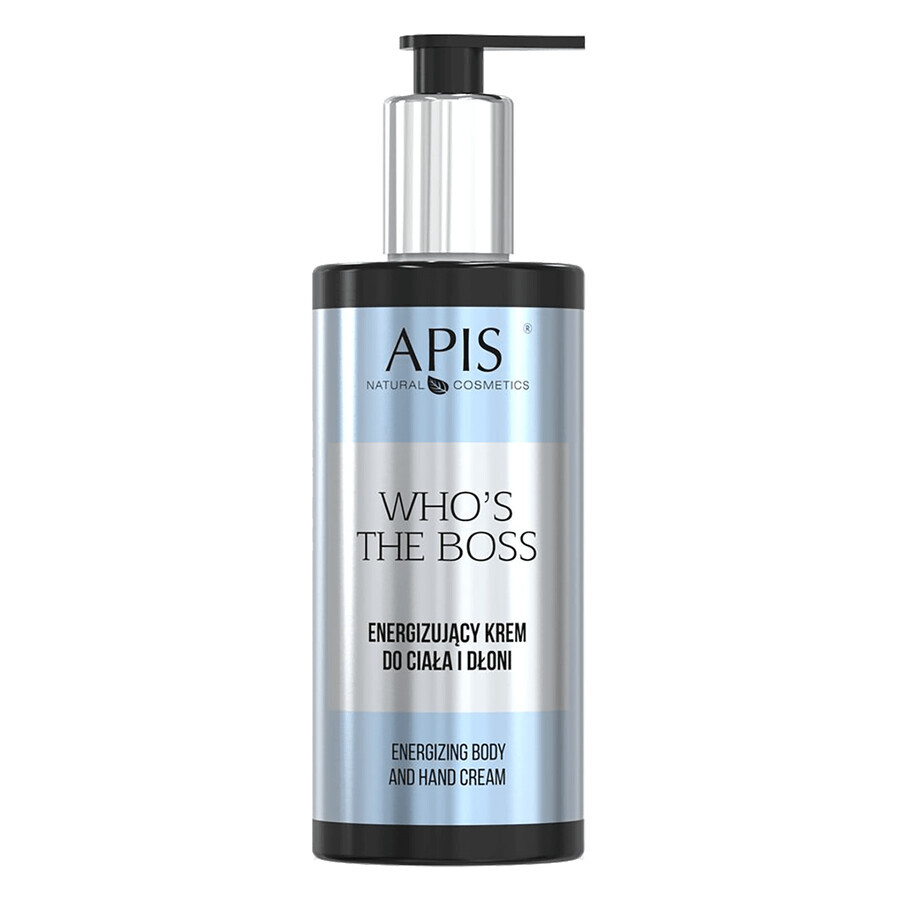 Apis Who's The Boss set, energieke 3-in-1 douchegel 300 ml + energieke lichaams- en handcrème 300 ml