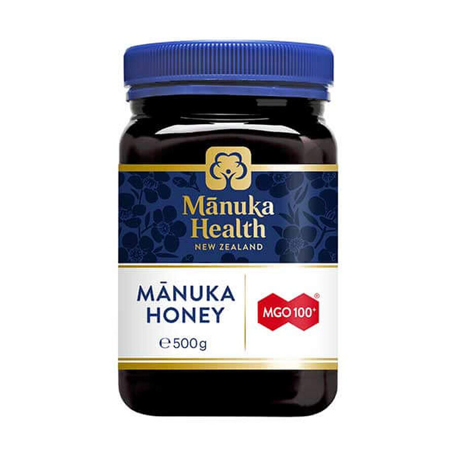 Set regalo Manuka Health, miele di Manuka MGO 100+, 500 g + cucchiaio di legno in omaggio