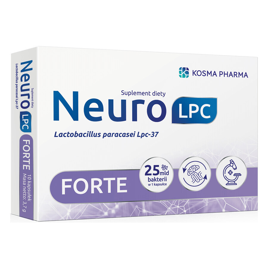 Kosma Pharma NeuroLPC Forte, 10 capsules