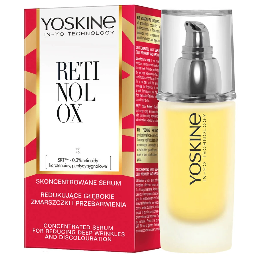 Yoskine Retinolox, geconcentreerd serum voor de vermindering van diepe rimpels en verkleuring, nacht, 50 ml.