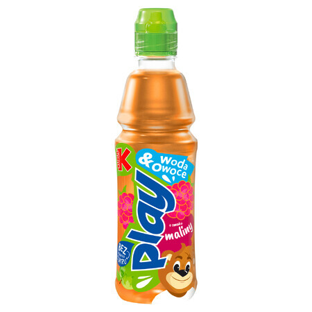 Kubuś Spiel! Wasser & Obst, Fruchtgetränk, Apfel, Himbeere, 400 ml