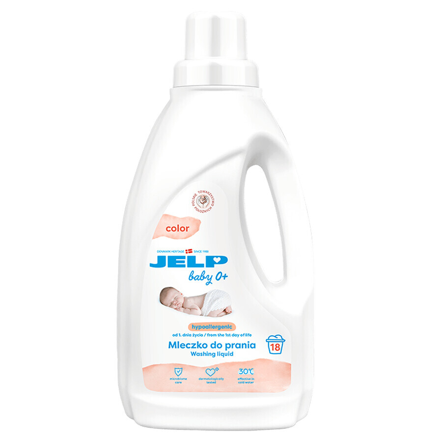 Jelp 0+, hypoallergenic washing milk, color, 1.5 l