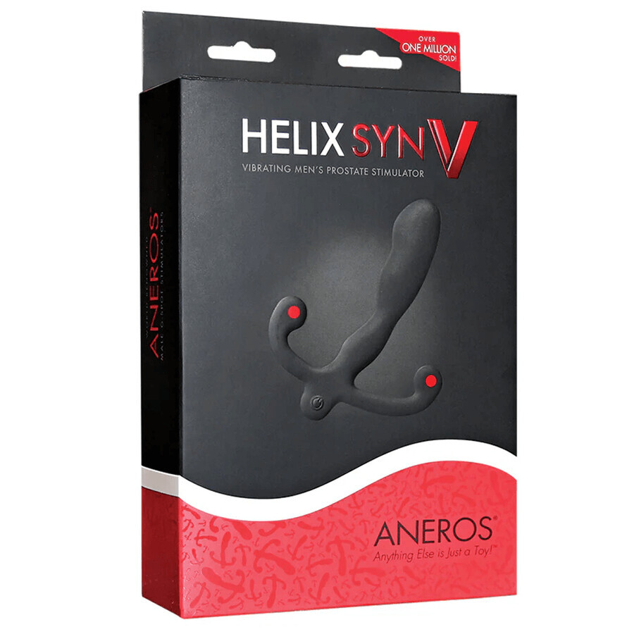 Aneros Helix Syn V, massaggiatore prostatico vibrante, nero