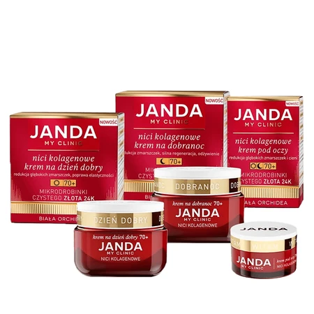Set Janda My Clinic Collagen Threads 70+, Tagescreme 50 ml + Nachtcreme 50 ml + Augencreme 15 ml
