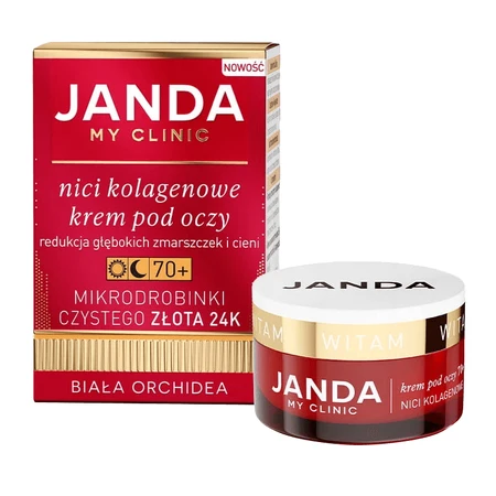 Set Janda My Clinic Collagen Threads 70+, Tagescreme 50 ml + Nachtcreme 50 ml + Augencreme 15 ml