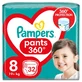 Pampers Pants, luiers, maat 8, 19 kg+, 32 stuks