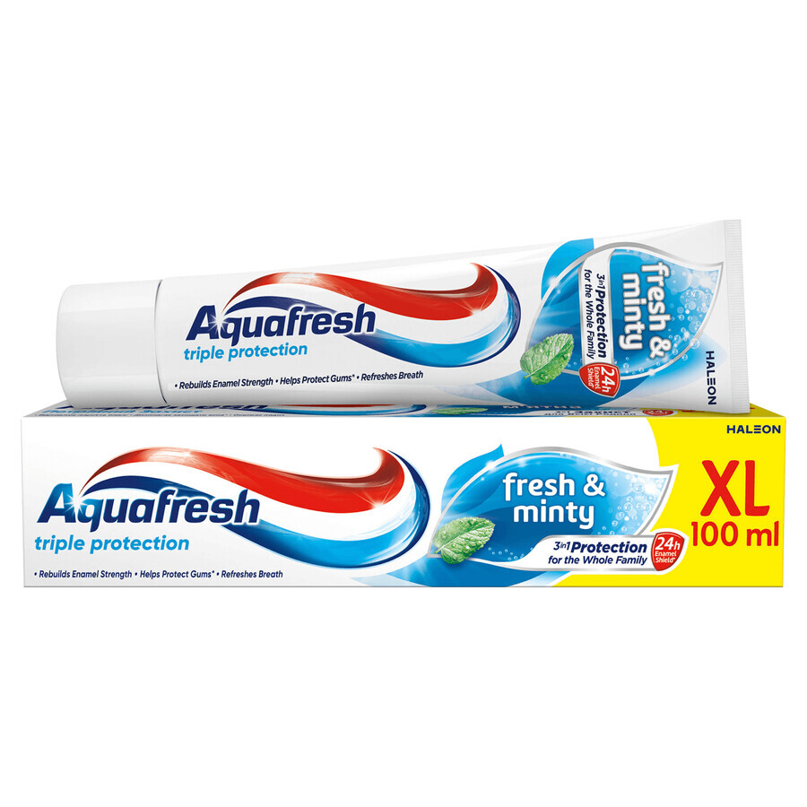 Aquafresh Frisch und Minzig Zahnpasta 100 ml