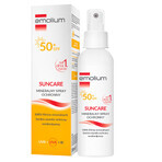 Set Emolium Suncare SPF 50+, protecție solară, 50 ml + spray de protecție solară, 100 ml + loțiune de protecție solară, 125 ml + prosop de baie gratuit