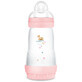 MAM Perfect Start Anti-Colic, Anti-Kolik-Flasche mit Silikonsauger, Sealife, Baby M&#228;dchen, ab 2 Monaten, 260 ml