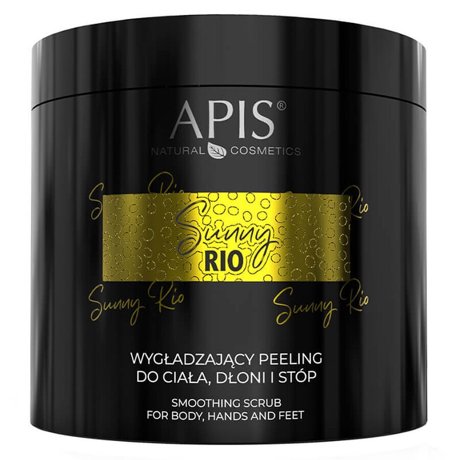 Apis Sunny Rio, glättendes Peeling für Körper, Hände und Füße, 700 g