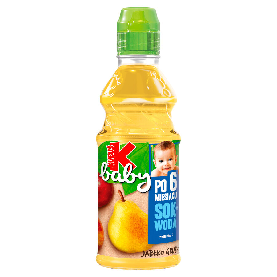 Succo per bambini Kubuś + Acqua, mela, pera, dopo 6 mesi, 300 ml