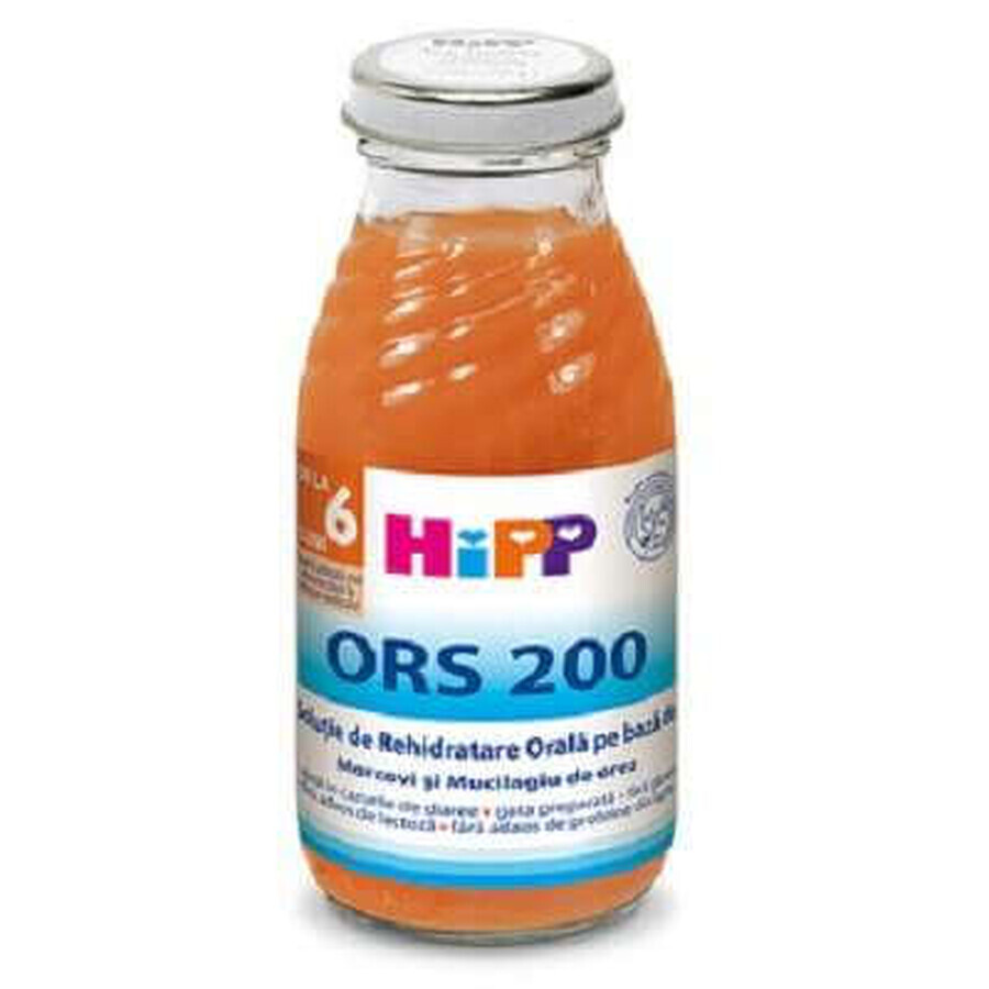 Anti-Durchfall-Getränk mit Karotten und Reis ORS 200, +4 Monate, 200 ml, Hipp