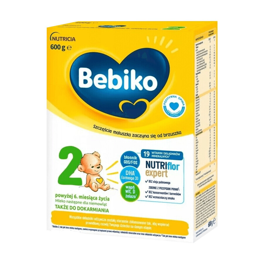 Bebiko 2 Nutriflor Expert Folgemilch-Set, ab 6 Monaten, 3 x 600 g