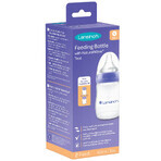 Lansinoh, NaturalWave slow-flow nipple bottle, 160 ml DECORATED PACKETS