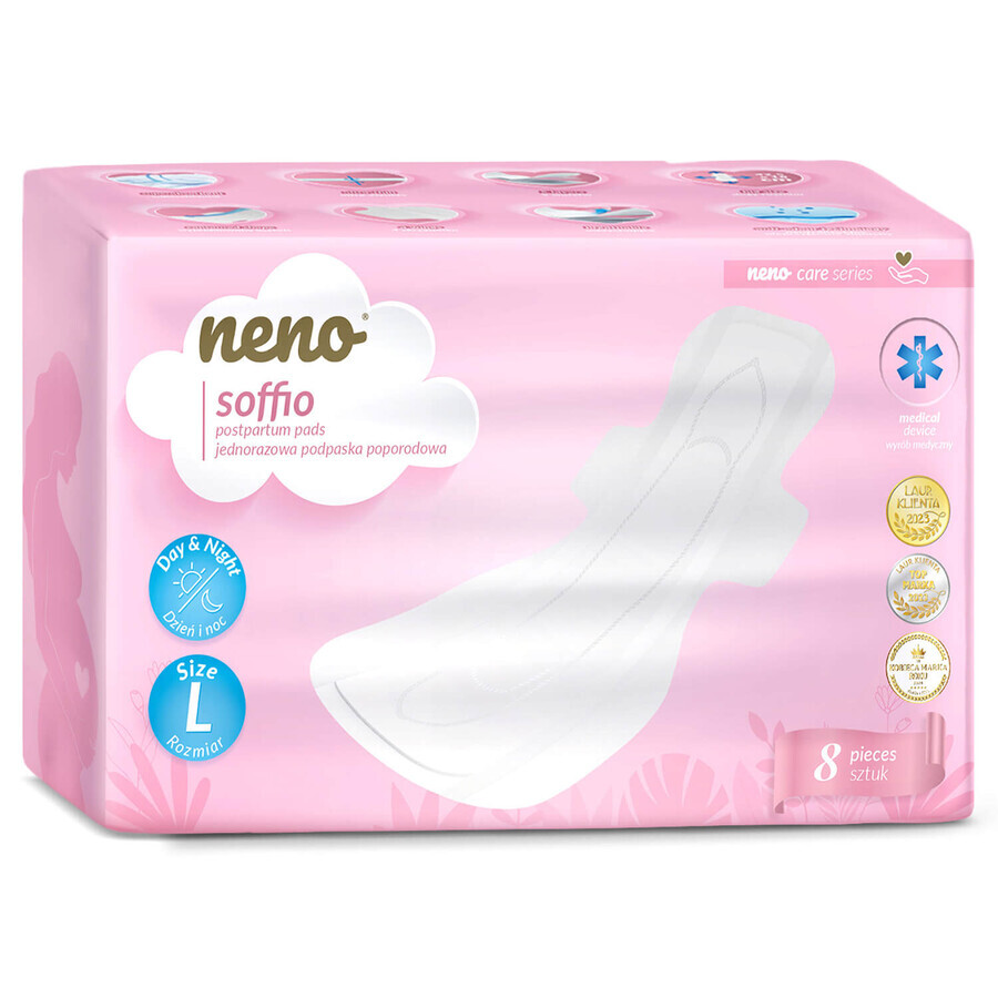 Neno Soffio, Einweg-Tampon nach der Geburt, 8 Stück