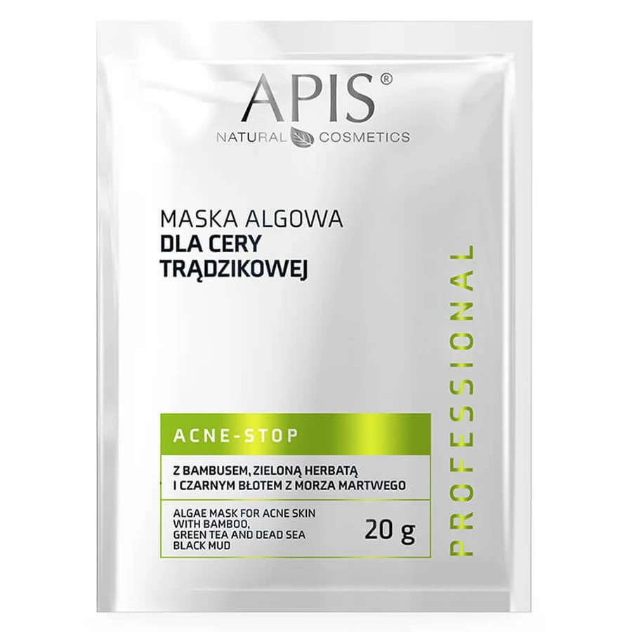 Apis Professional Acne-Stop, algae mask for acne-prone skin, 20 g