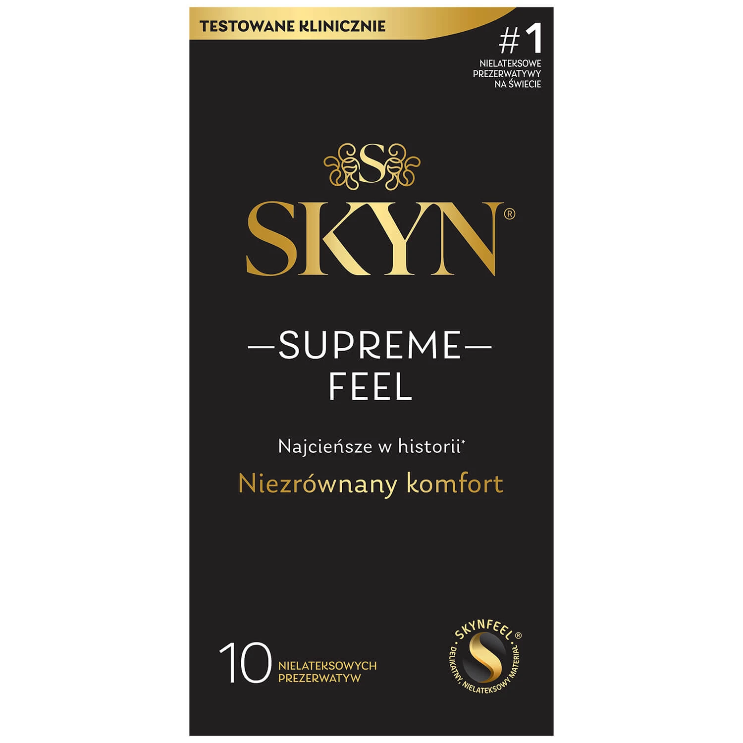 Unimil Skyn Supreme Feel, latexfreie Kondome, 10 Stück