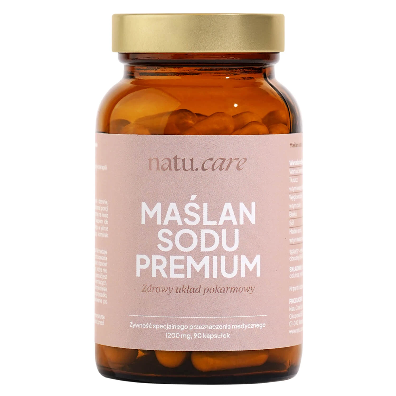 Natu.Care Premium Natriumbutyrat, 90 Kapseln