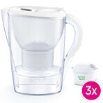 Brita Marella, jug with filter 2,4 l, white + filter Maxtra Pro Pure Performance, 3 pieces