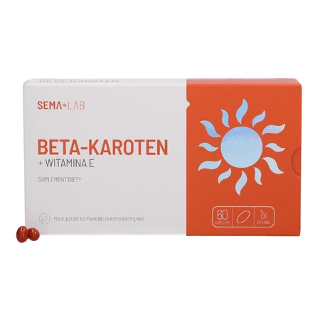 SEMA Lab Beta-caroten + vitamina E, 60 capsule moi