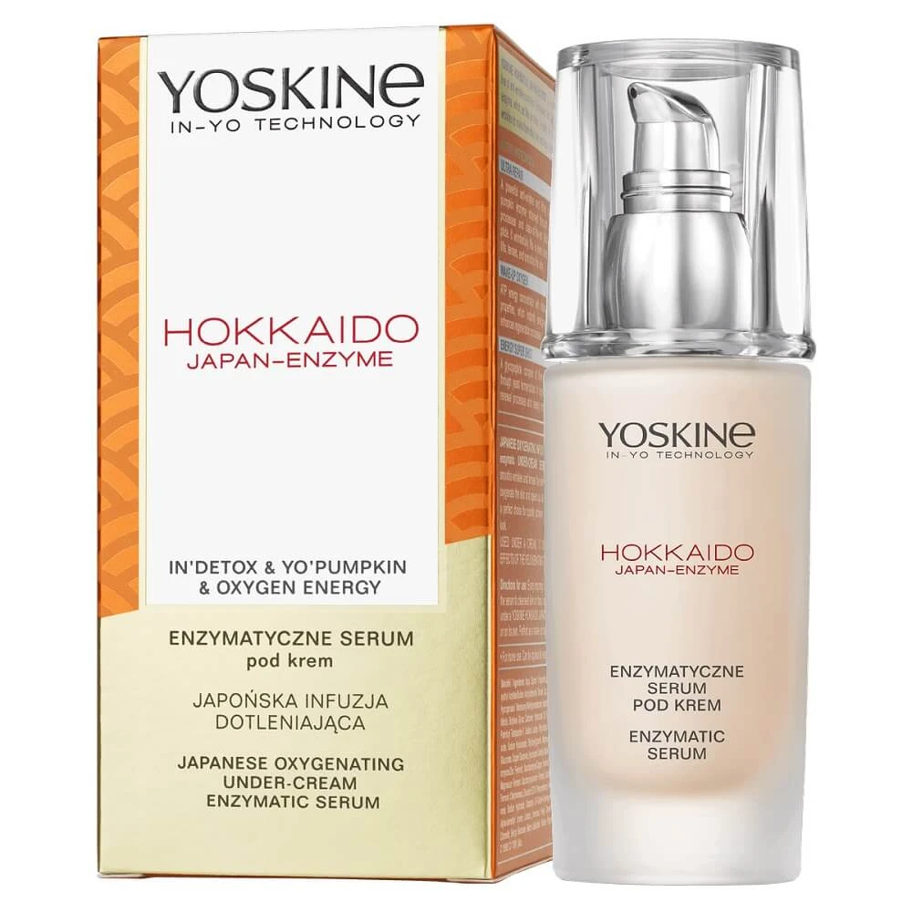 Yoskine Hokkaido Japan-Enzyme, Enzymserum unter Creme, 30 ml
