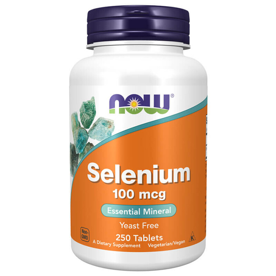 Now Foods Selen, Selen 100 µg, 250 Tabletten