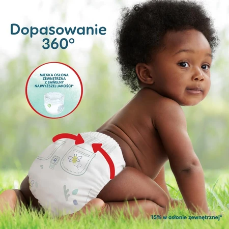 Pampers Harmonie Pants, pañales, talla 4, 9-15 kg, 22 piezas