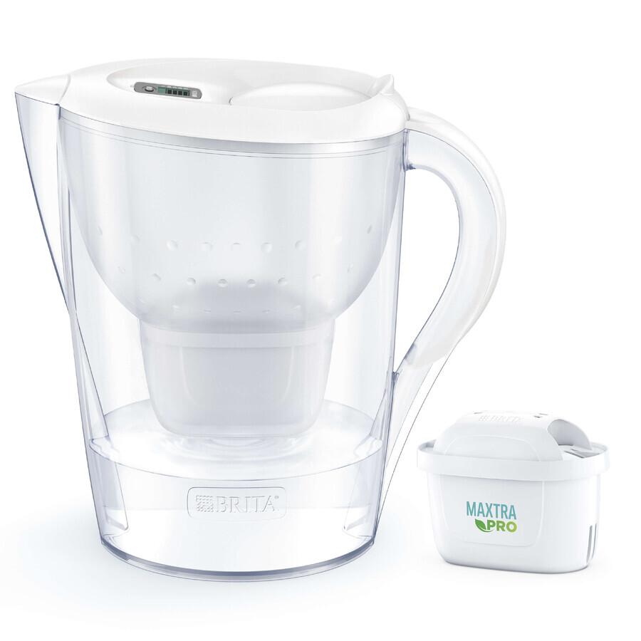 Brita Marella, carafe avec filtre XL 3,5 l, blanc + filtre Maxtra Pro Pure Performance, 1 pc