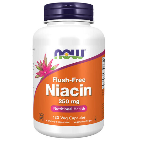 Now Foods Niacine, Niacine 250 mg, 180 capsules