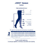 Jobst Opaque, collants de compression, CCL2, bout fermé, taille 3, naturel