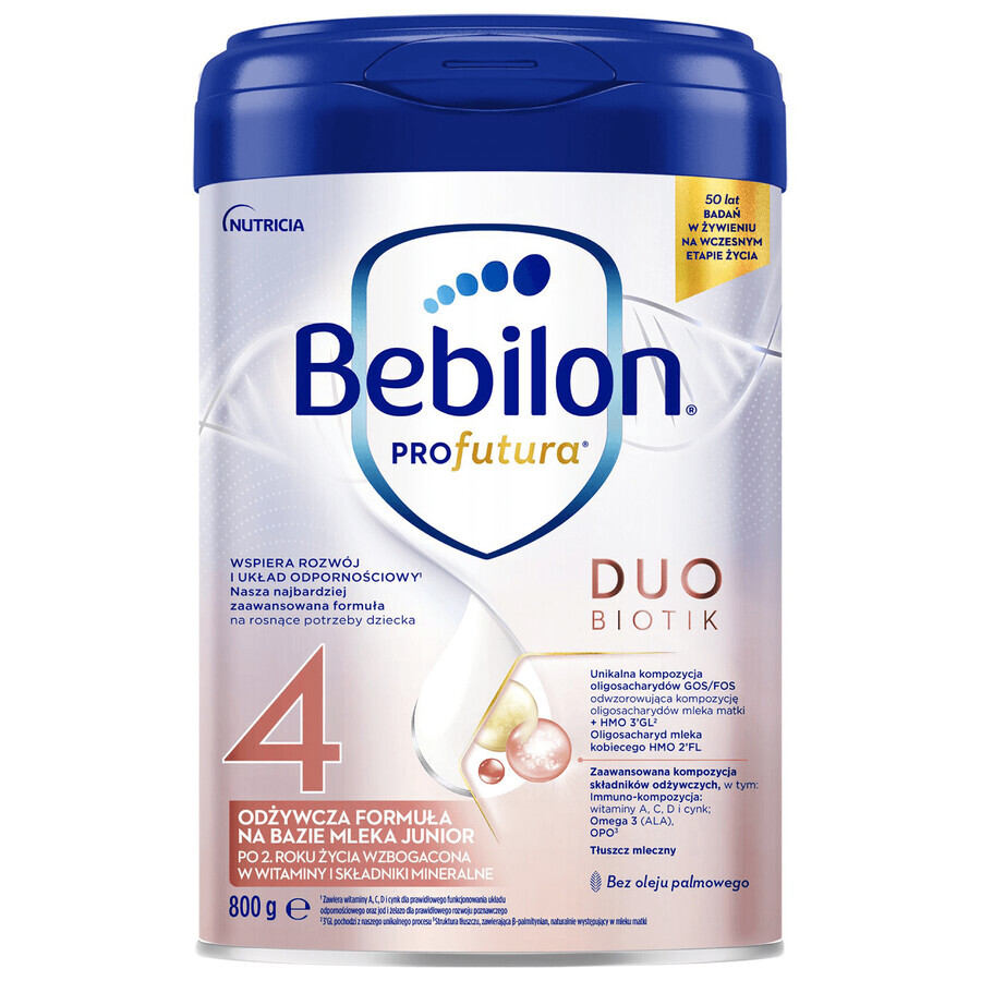 Set Bebilon Profutura Duo Biotik 4, aangepaste melk, na 2 jaar, 3 x 800 g