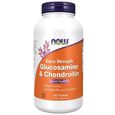 Now Foods Glucosamin und Chondroitin, Glucosamin mit Chondroitin, 240 Tabletten