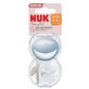 Set 2 Silikon-Schnuller Mummy Feel, 0-9 Monate, Blau, Nuk