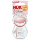 Set of 2 silicone soothers Mommy Feel, 0-9 months, Red, Nuk
