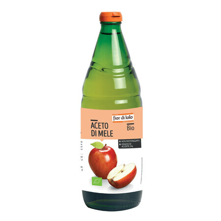 Vinaigre de pomme biologique non pasteurisé, 750 ml, Fior di Loto