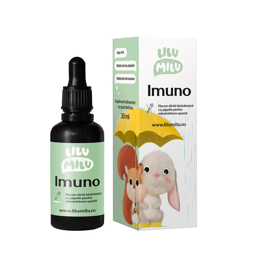 Gocce immunitarie per bambini Imuno, 30 ml, Lilu Milu