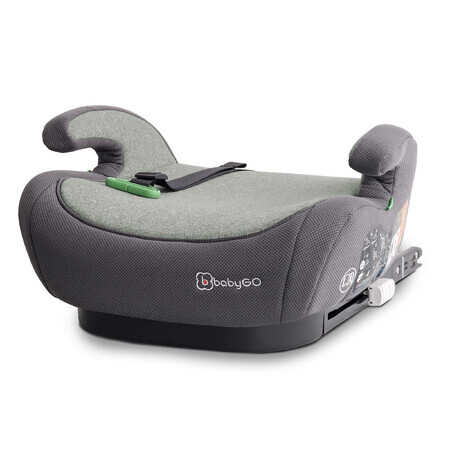 Bursa IV booster car seat, 125-150 cm, Green, BabyGo