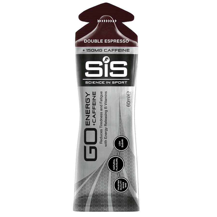 SIS GO Energy Koffein-Doppel-Espresso-Energie-Gel, 60 ml, Science In Sport