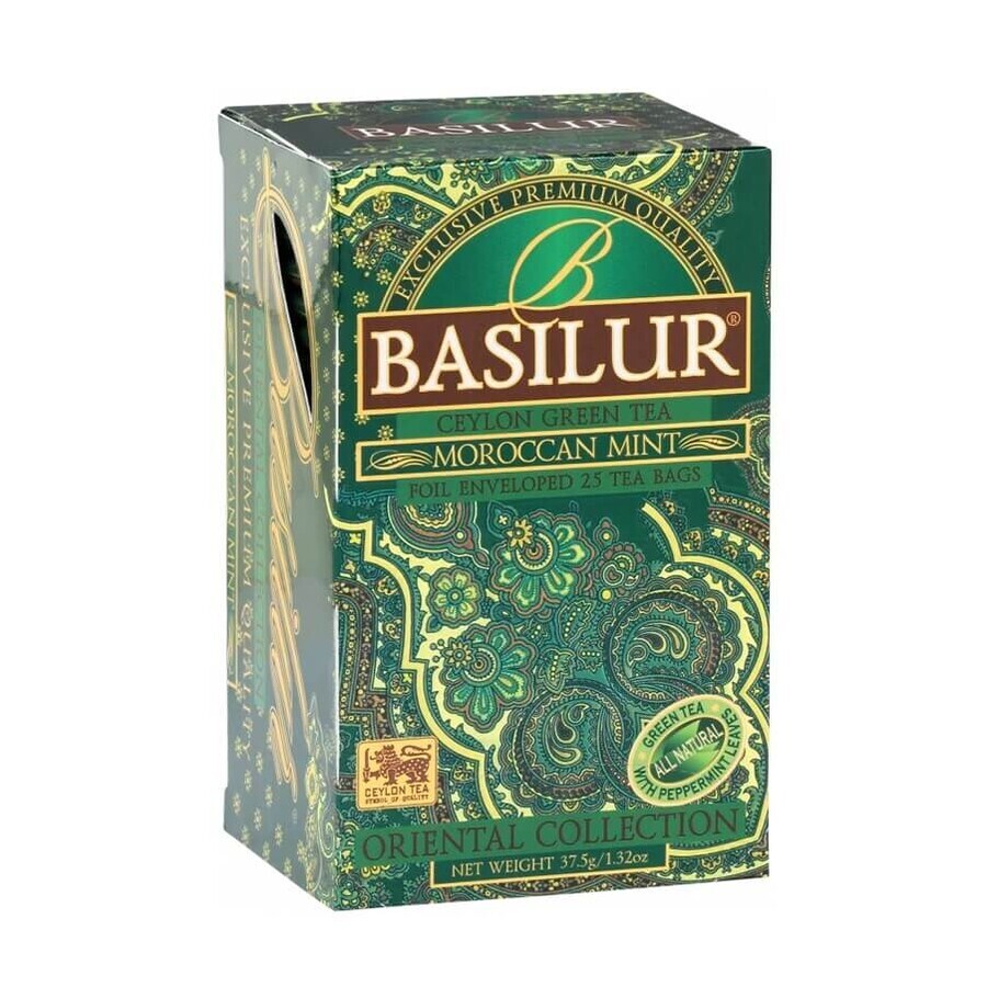 Moroccan Mint Tea, 25 sachets, Basilur