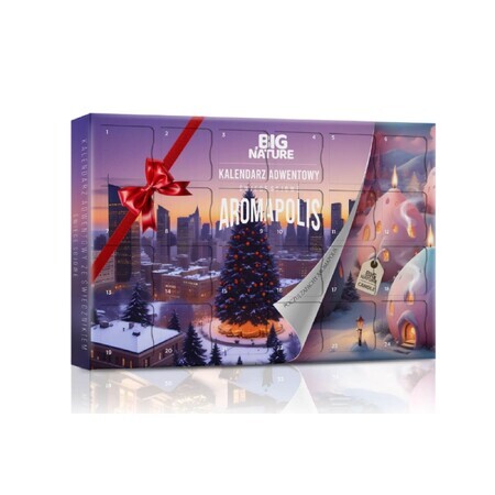 Set Big Nature Aromapolis, Calendario de Adviento con velas de soja, 192 g