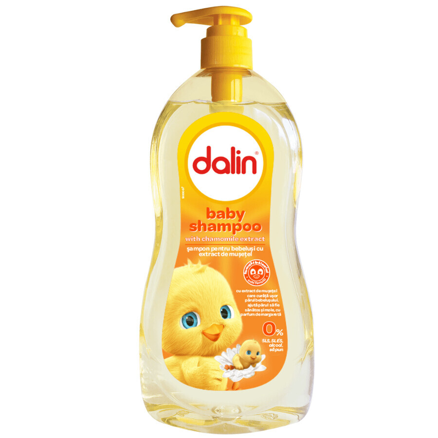 Shampooing pour bébés à l'extrait de camomille, 700 ml, Dalin