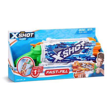 Pelli per pistola ad acqua Shotgun Water Camo, +5 anni, X-Shot