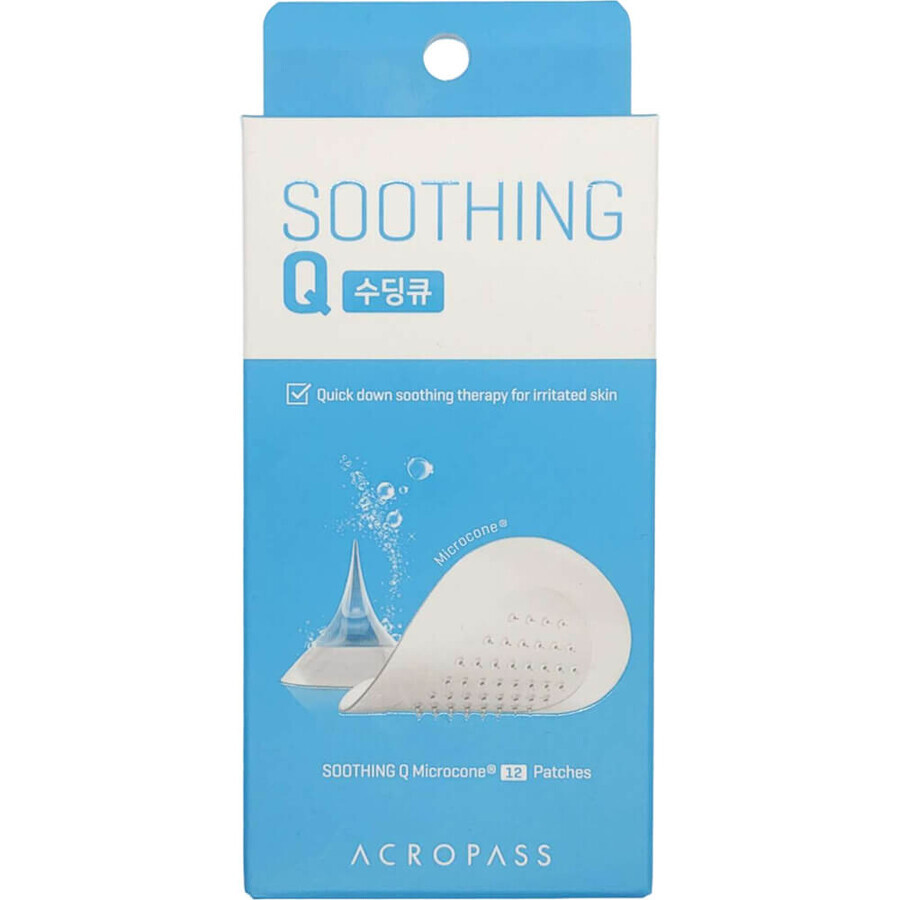 Beruhigungspflaster mit Mikroperlen Soothing Q, 12 Stück, Acropass