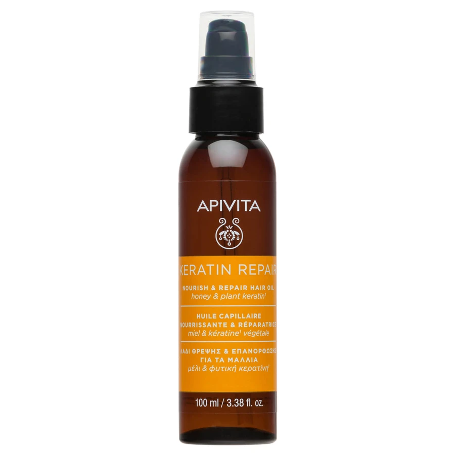 Aceite reparador de queratina, 100 ml, Apivita