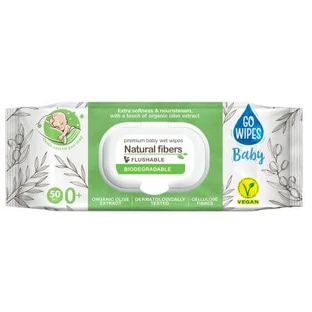 Ultra-soft baby wipes, 50 pcs, Go Wipes