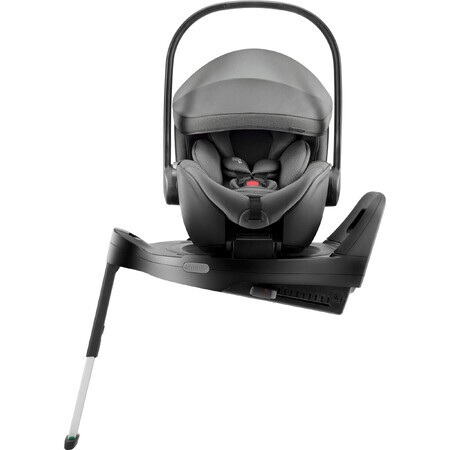 Autositz Baby Safe Pro mit Isofix Base Vario 5Z inklusive, 40 - 85 cm, Mineral Grey, Britax