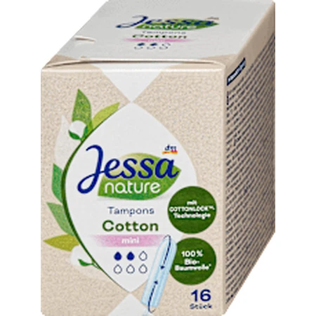 Jessa nature mini Wattepads, 16 Stück
