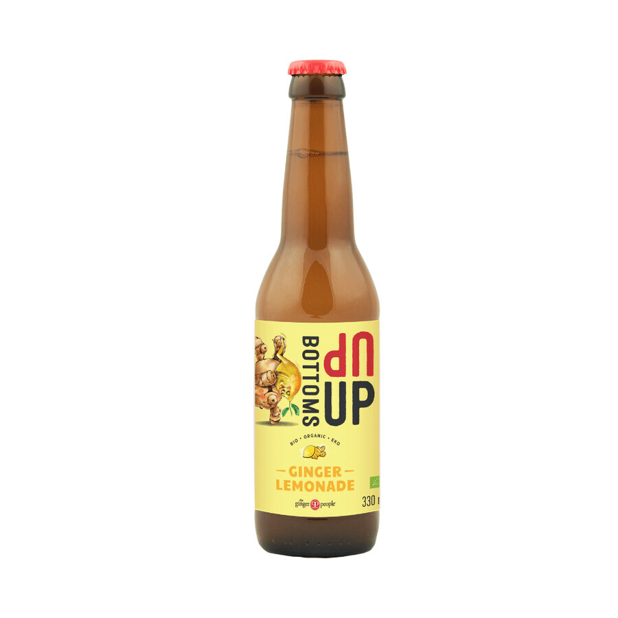 Bottoms Up Organic Ginger Lemonade, 330 ml, The Ginger People