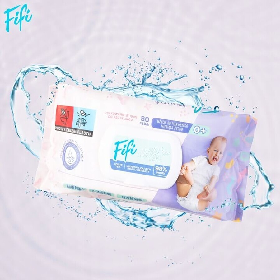 Set Opharm Fifi, wet wipes for children, 10 x 80 pieces