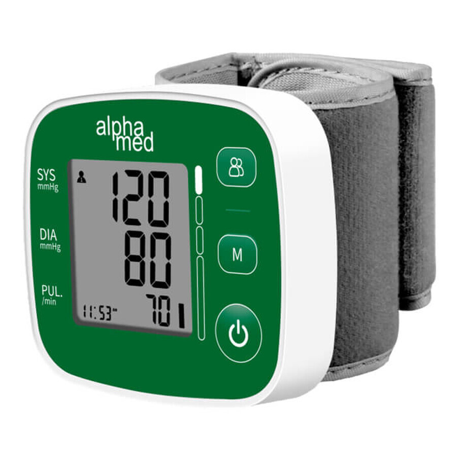 Alphamed W1701, wrist blood pressure monitor